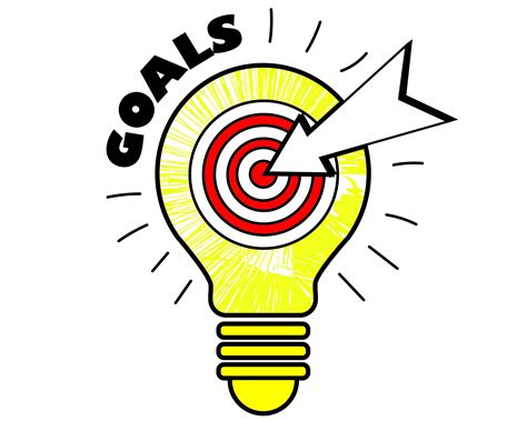 Goals Clipart / Target Clipart / Target Image / Goals / Light Bulb ...