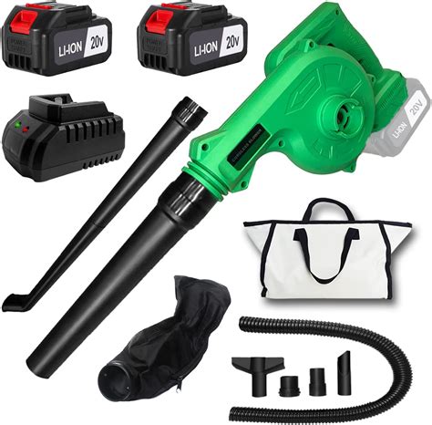 Amazon.com: Tegatok Cordless Leaf Blower and Vacuum Cleaner, 2-in-1 ...