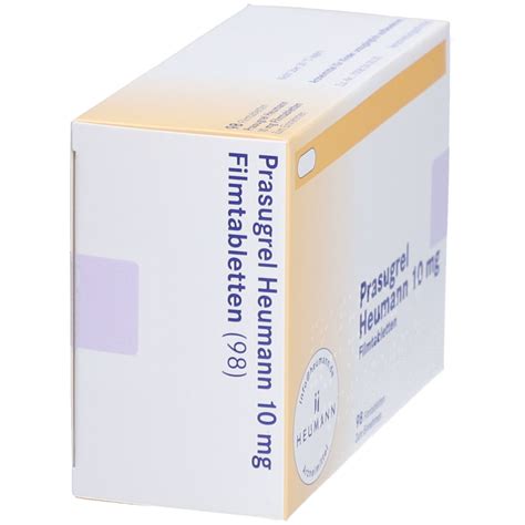 PRASUGREL Heumann 10 mg Filmtabletten 98 St mit dem E-Rezept kaufen - Shop Apotheke