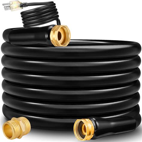Amazon.com: 25 ft Heated Drinking Fresh Water Hose – Watering Line ...