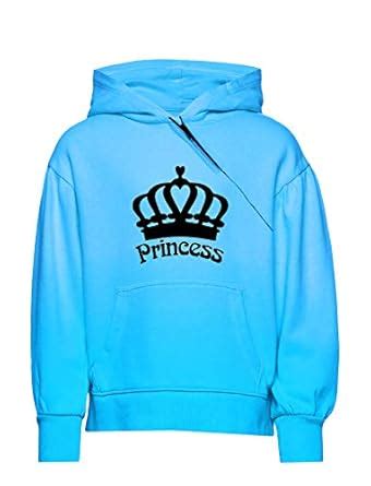 Buy More & More Unisex-Child Cotton Hooded Neck Princess Printed Hoodie ...