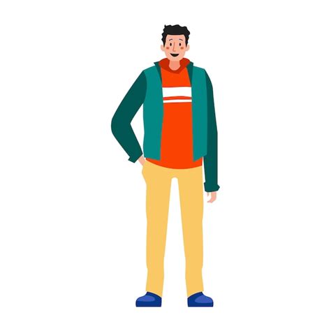 Illustration de dessin animé d'un jeune garçon | PSD Gratuite
