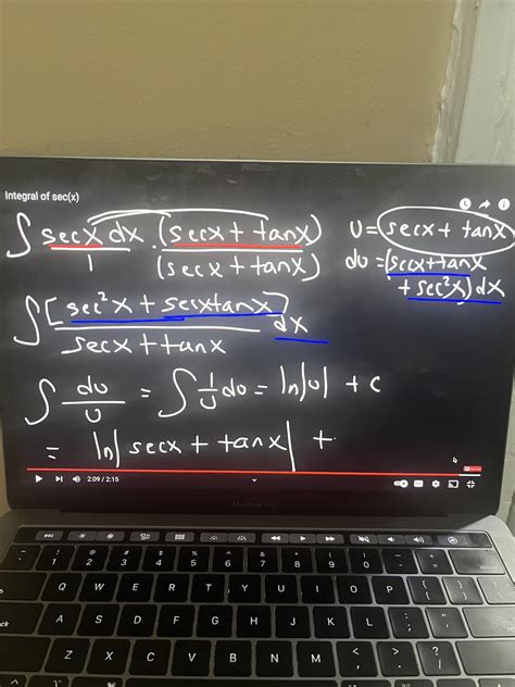 Is this the only way to get the anti derivative of sec(x)? : r/calculus