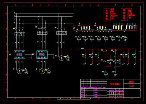 变频器电力电气CAD画电气图_浩辰CAD官网