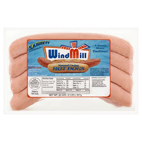 Sabrett WindMill Natural Casing Hot Dogs, 32 oz - ShopRite