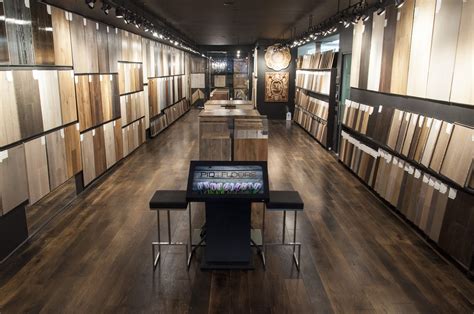 Modern Tile and Wood Showroom Design