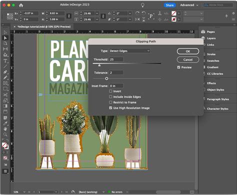 Image result for Change Background Color InDesign
