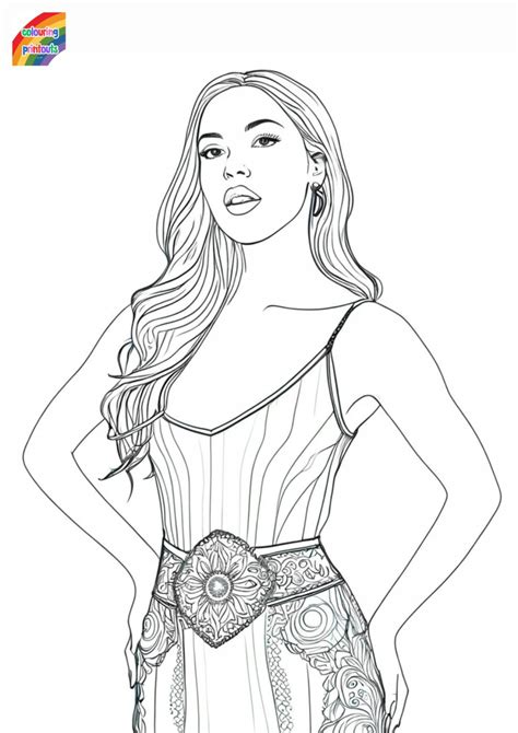 Olivia Rodrigo Coloring Pages (Free Printables)