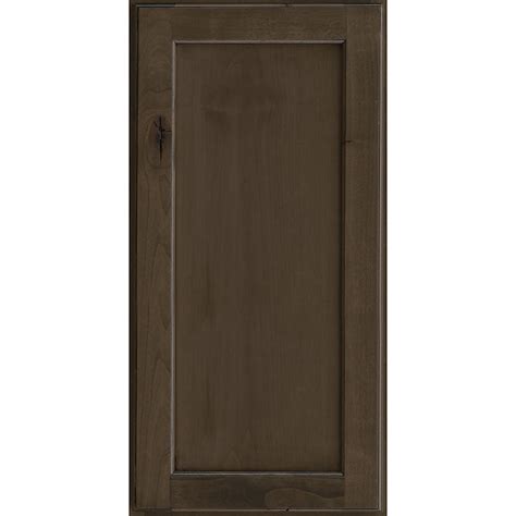 KraftMaid 15-in W x 15-in H Cannon Grey Finished Alder Kitchen Cabinet ...