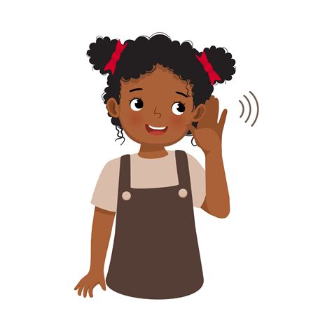 Child Listening Ear Clipart