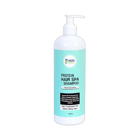 Buy Petals Herbal Protein Hair Spa Shampoo 500ml Online at Low Prices ...