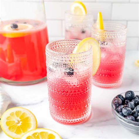 The Best Blueberry Lemonade Recipe - Barefoot In The Pines