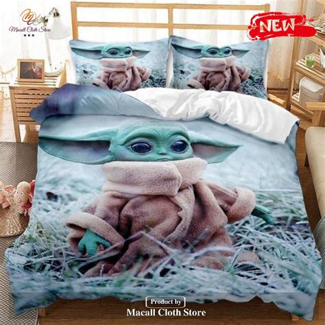 Star War Baby Yoda Duvet Quilt Bedding Set - Macall Cloth Store ...