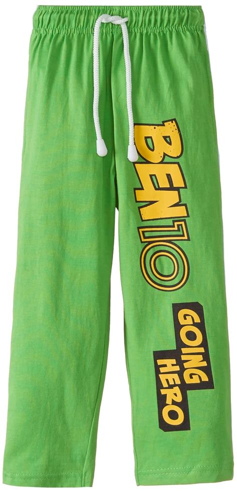 Buy Ben10 Boys' Trouser (IF Pants 0701_Green_9-10 Years) at Amazon.in