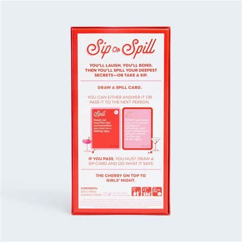 Sip or Spill: The Ultimate Girls' Night Game – Relatable