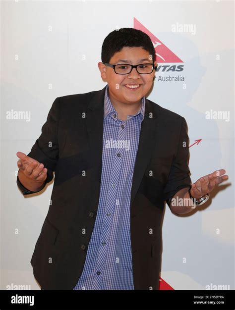 Rico Rodriguez who plays Manny Delgado from the U.S. TV series Modern Family arrives on the red ...