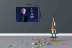 "Frozen" Cartoon Wall Poster|Decorative Wall Paper Poster|Unframed Kids ...