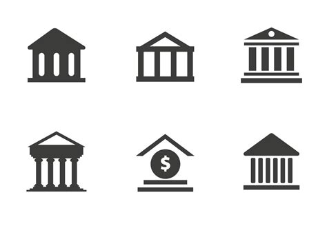 Bank Icon Vector 的图像结果