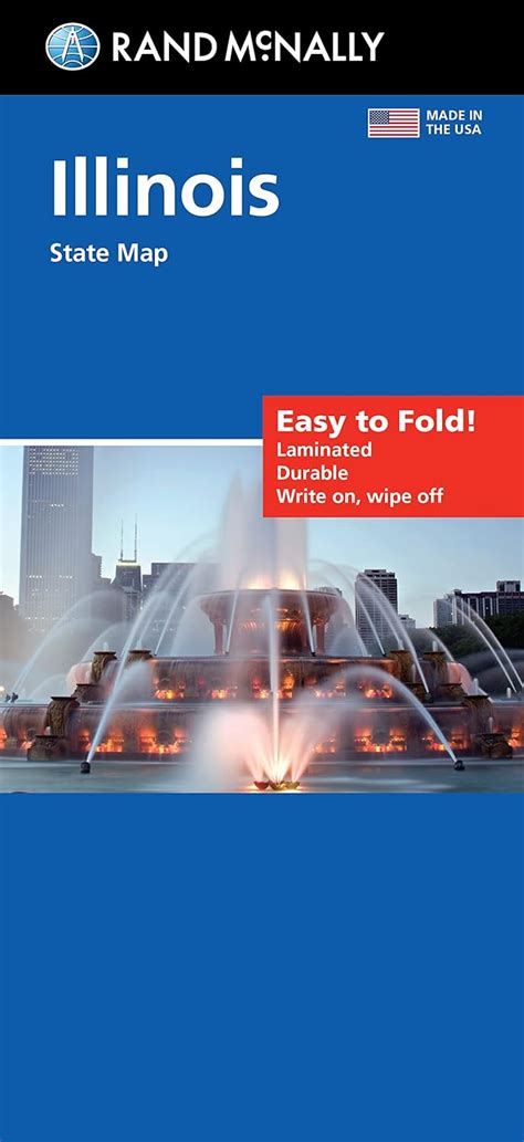 Buy Rand McNally Easy to Fold: Illinois State Laminated Map Book Online ...