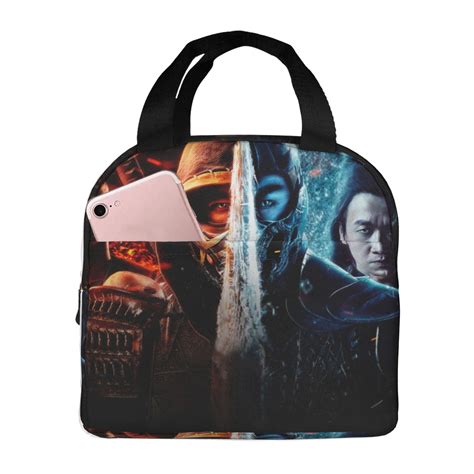 Mortal Kombat Characters Portable Lunch Bag Insulated Lunchbag Thermal ...