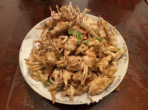 [Homemade] Salt&Pepper Crispy Baby Crabs : r/food