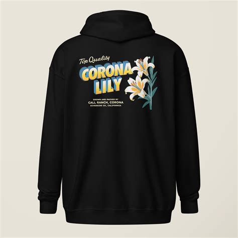 Corona Lily Zip Up - City of Corona