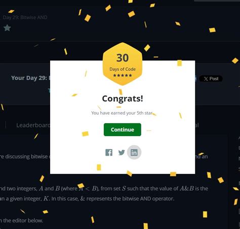HackerRank 30 Days of Code 的图像结果