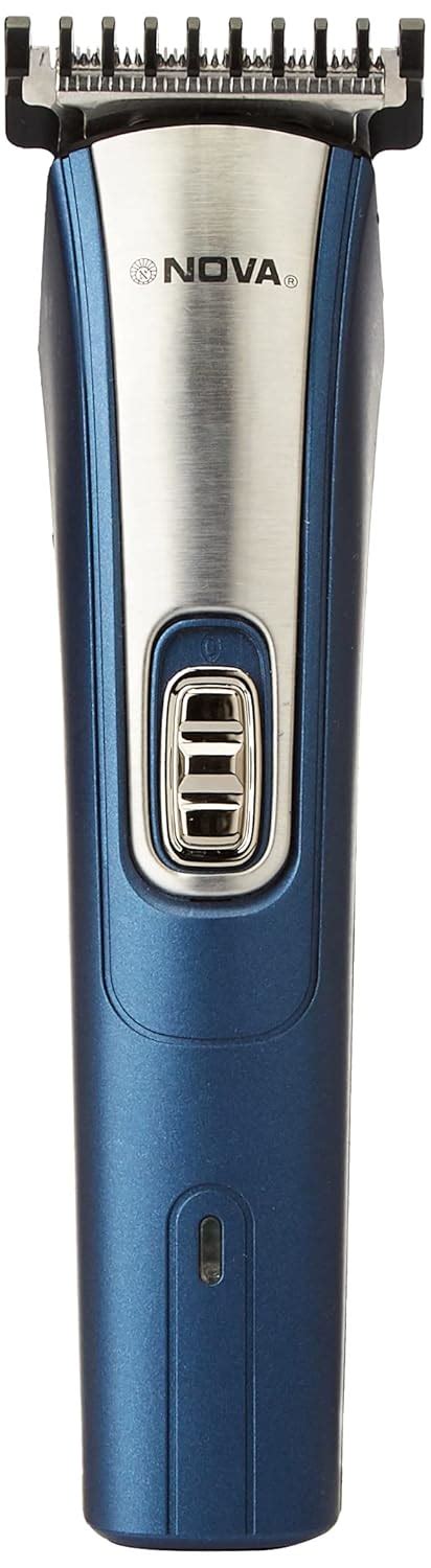 NOVA NHT 1042 USB Trimmer 60 min Runtime 5 Length Settings (Blue ...