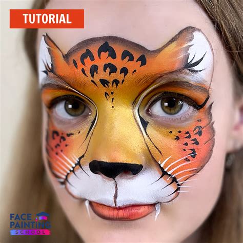 Leopard Face Painting
