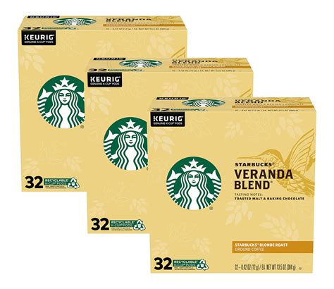 Starbucks Coffee Veranda Blend Single Serve Capsules For Keurig K-Cup ...