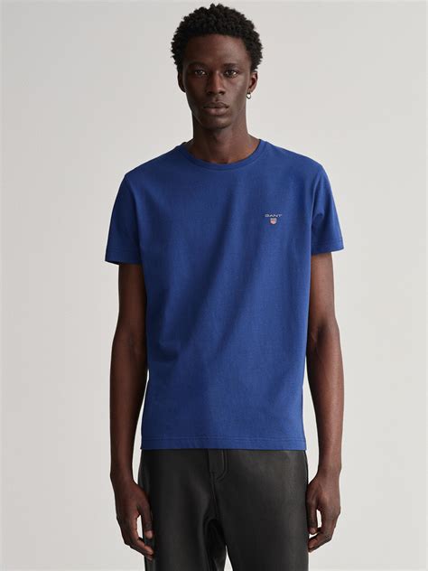 Shop Gant Blue Regular Fit T-Shirt Online – Iconic India