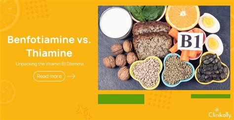 Benfotiamine vs. Thiamine: Unpacking the Vitamin B1 Dilemma | Clinikally