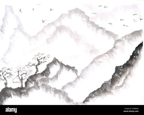 Chinese Paintings Of Mountains