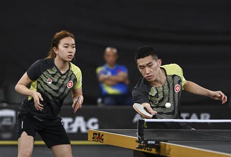 乒乓球——世乒赛预赛：林高远/王曼昱晋级