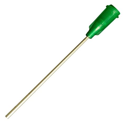 Blunt Tip Dispensing Fill Needle 14ga x 2" Olive Green 50 pcs : Amazon ...