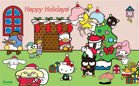Hello kitty christmas, Hello kitty wallpaper, Kawaii christmas