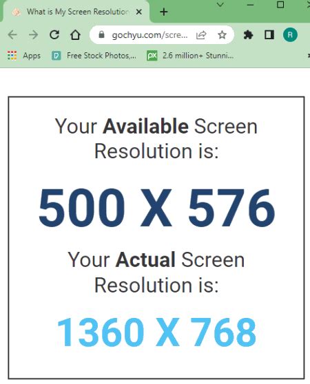 Image result for Resolution Checker Image
