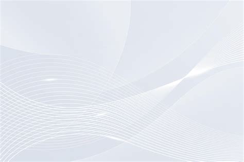 Gradient white background wavy lines | Free Vector