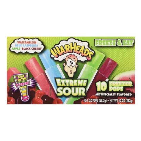 Warheads Freezer Bars 283 gr | Candy Snack Experts