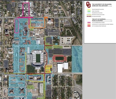 Ou Campus Corner Map