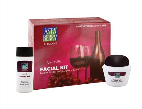 Astaberry Big Wine Facial Kit -Kit of 4 : Amazon.in: Beauty