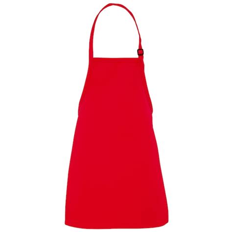 Deltaplus Bib Apron, Childrens, F48, Red 82520 | Zoro