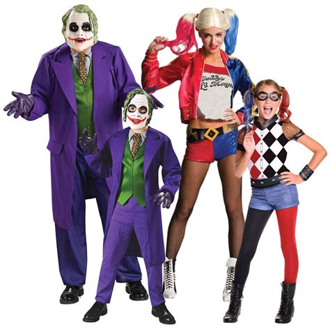 Joker and Harley Quinn Family Costumes – Party Expert