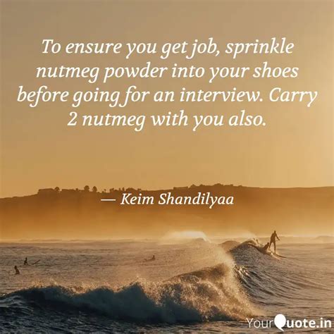 To ensure you get job, s... | Quotes & Writings by Tarot Angel Kim ...