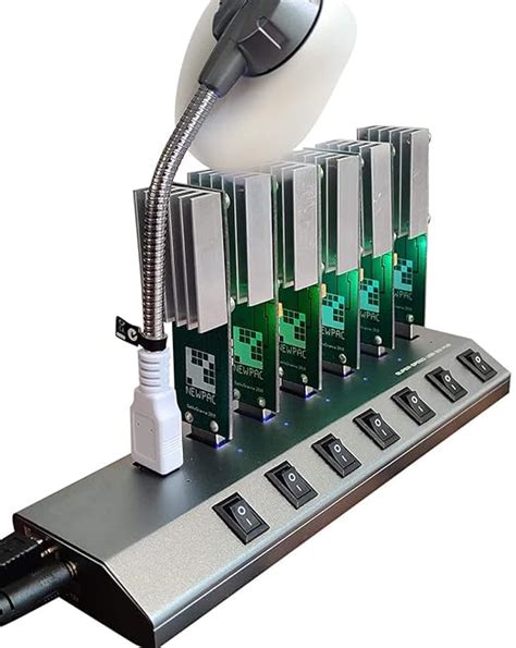 BitcoinMerch.com - Powered 7-Port USB 3.0 Hub, Upgraded 65W Compatible ...