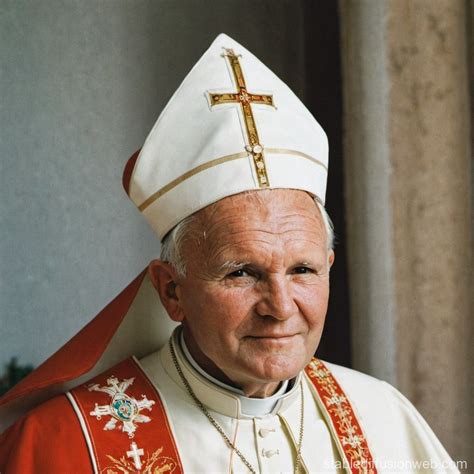 Pope John Paul II Portrait | Stable Diffusion Online