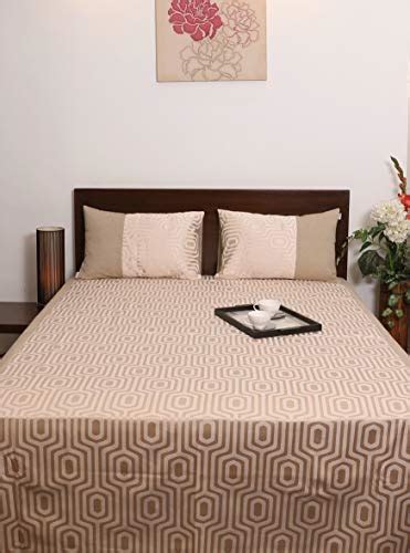 Home- The best is for you Jacquard Cotton Double Bed Cover King Size ...
