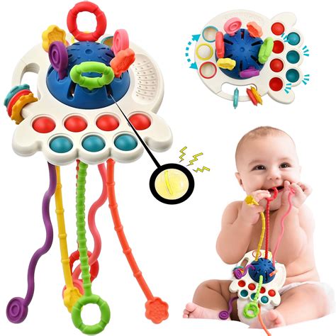Sensory Montessori Baby Toys 6 to 12 Months, Toddler Learning Travel ...