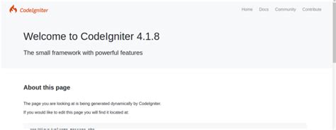 How To Install CodeIgniter 4 by Manual Installation Process