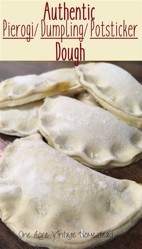 Pierogi Dough - Authentic Dough for Potstickers, Dumplings, & Pierogis